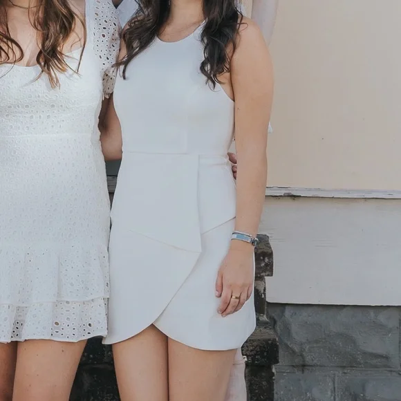 BCBG | Dresses | Bcbg Ely Lace Up Mini Dress In White | Poshmark BCBG | Dresses | Bcbg Ely Lace Up Mini Dress In White | Poshmark